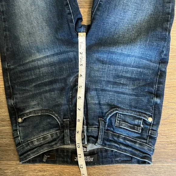 Judy Blue Skinny Fit Mid Rise Women's Blue Skinny Jeans - 24 - Picture 10 of 12